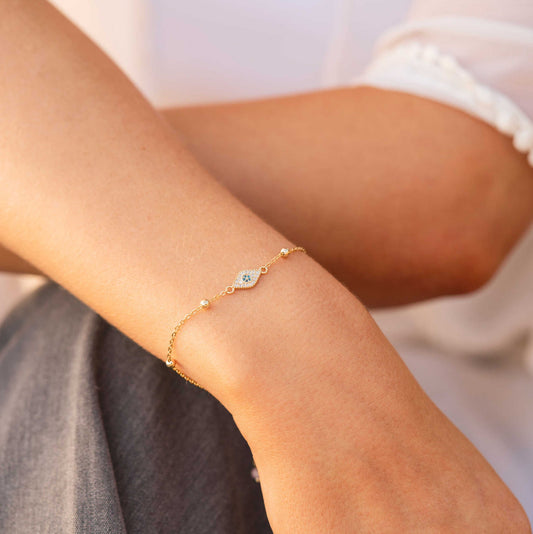 Protection armbånd i sølv, rosenkvarts 221417 - Bjerveur.noProtection armbånd i sølv, rosenkvarts 221417