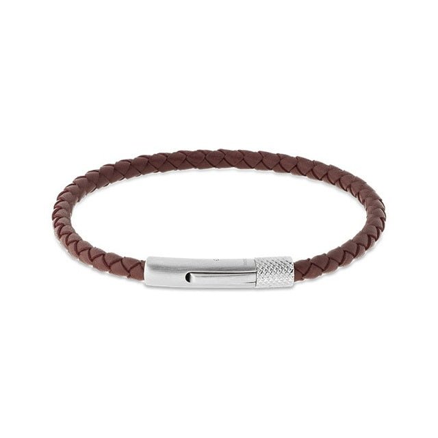 RB Bracelet DRIVER satined steel 3,5mm Burgundy 20,5cm - Bjerveur.noRB Bracelet DRIVER satined steel 3,5mm Burgundy 20,5cm
