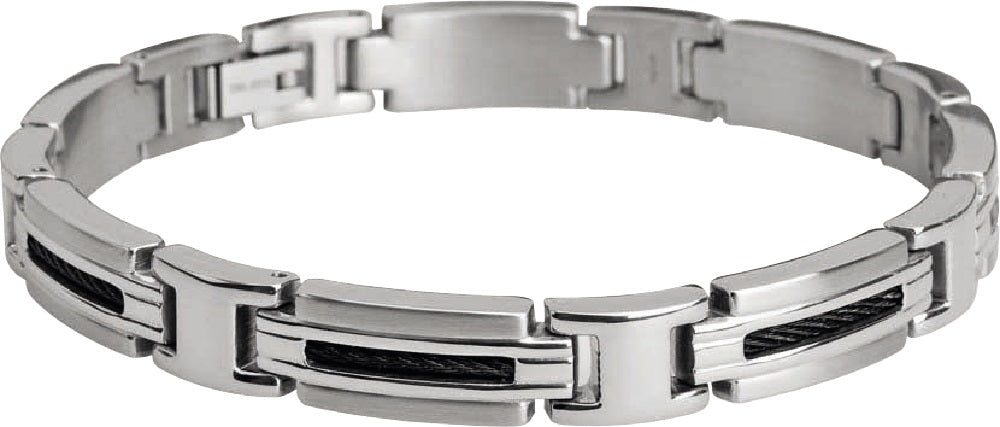 Bredt Marina armbånd 8,5 mm med justerbar lengde