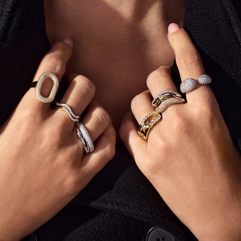 Ring Glorenza SKU: SJ - R2483 - CZ - 50 - Bjerveur.noRing Glorenza SKU: SJ - R2483 - CZ - 50