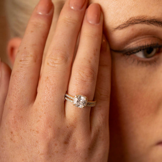 Ring i 925 forgylt sølv med zirkonia Cus 991960 - Bjerveur.noRing i 925 forgylt sølv med zirkonia Cus 991960