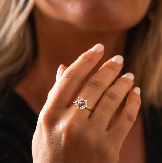 Ring i gull med bergkrystall 22200012 - 01 - Bjerveur.noRing i gull med bergkrystall 22200012 - 01