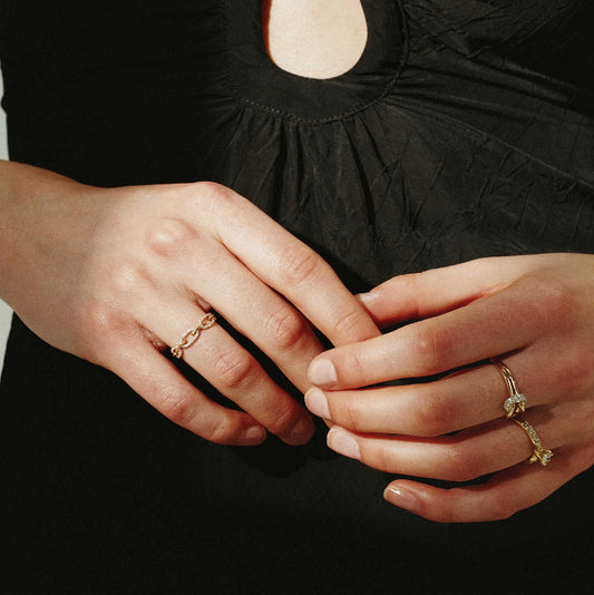 RING I GULL MED DIAMANT 0,09 CT WSI 22150040 - Bjerveur.noRING I GULL MED DIAMANT 0,09 CT WSI 22150040