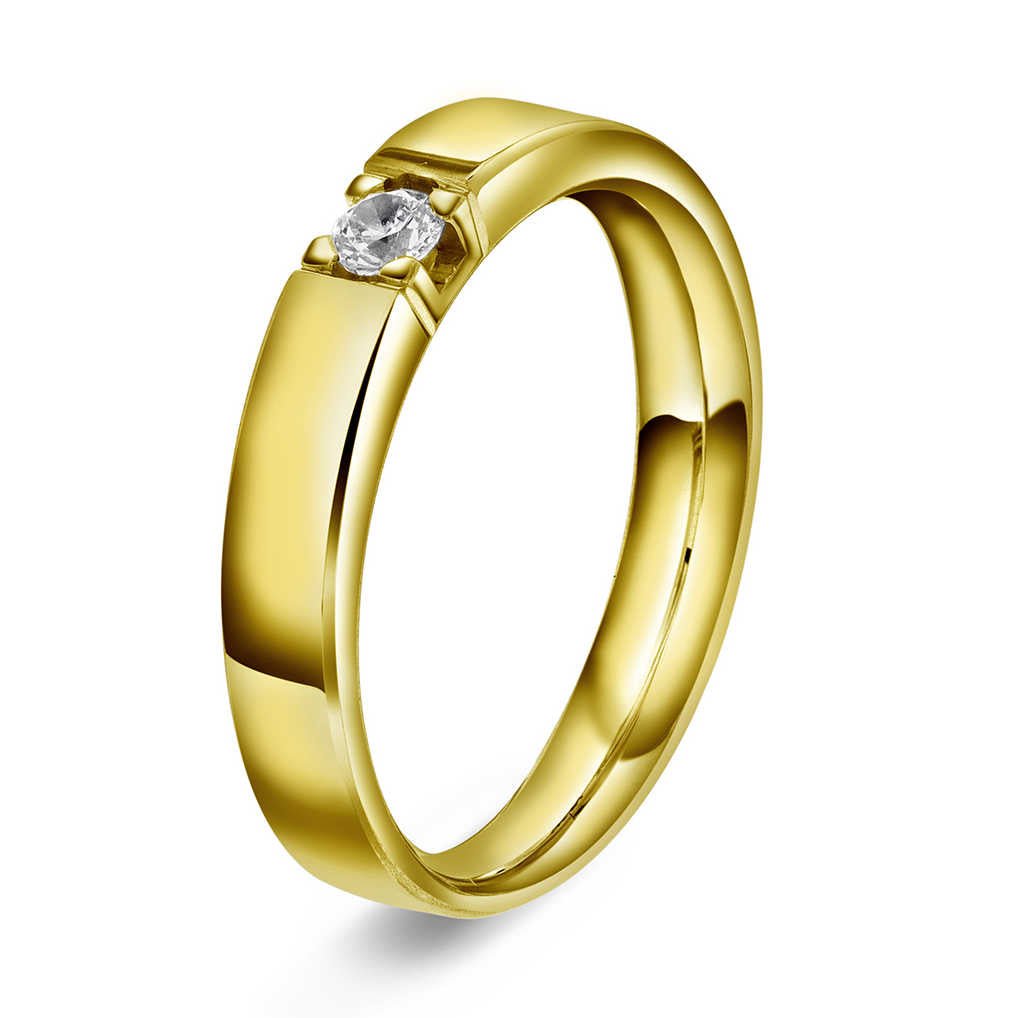 Ring i gull med diamanter 0,10 TWVS N20435 - Bjerveur.noRing i gull med diamanter 0,10 TWVS N20435
