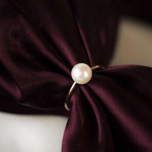 Ring i gull med kultivert fvp 59985 - Bjerveur.noRing i gull med kultivert fvp 59985