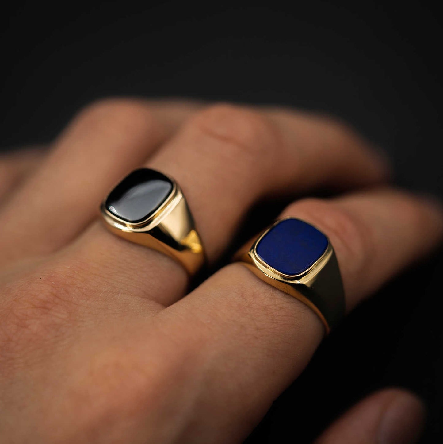 RING I GULL MED LAPIS 2275043 - 36 - Bjerveur.noRING I GULL MED LAPIS 2275043 - 36
