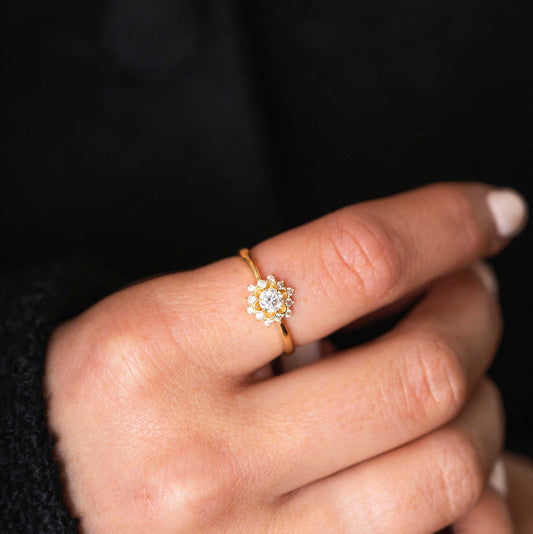 Ring i gull med zirkonia 59722 - Bjerveur.noRing i gull med zirkonia 59722