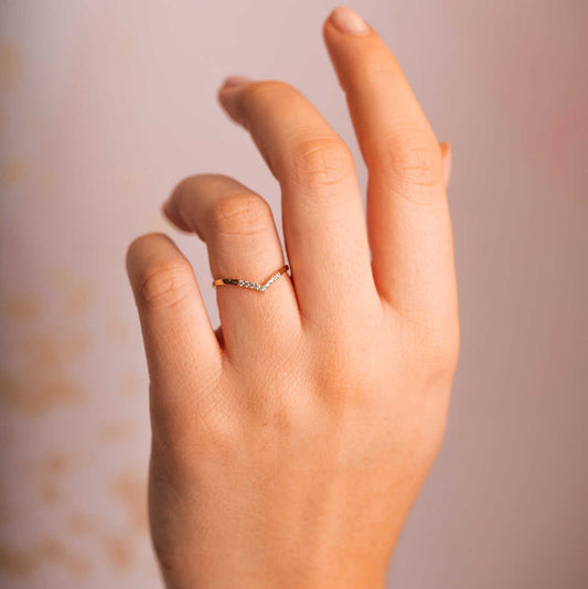 Ring i gull med zirkonia 59797 - Bjerveur.noRing i gull med zirkonia 59797