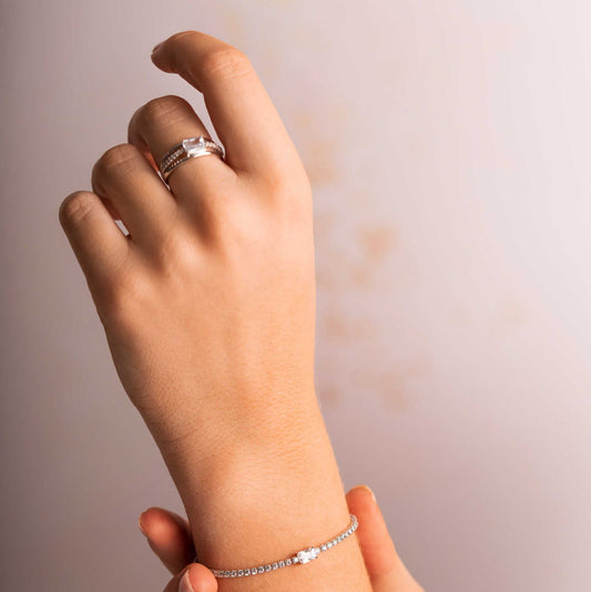 Roma armbånd i sølv med zirkonia 992298 - Bjerveur.noRoma armbånd i sølv med zirkonia 992298