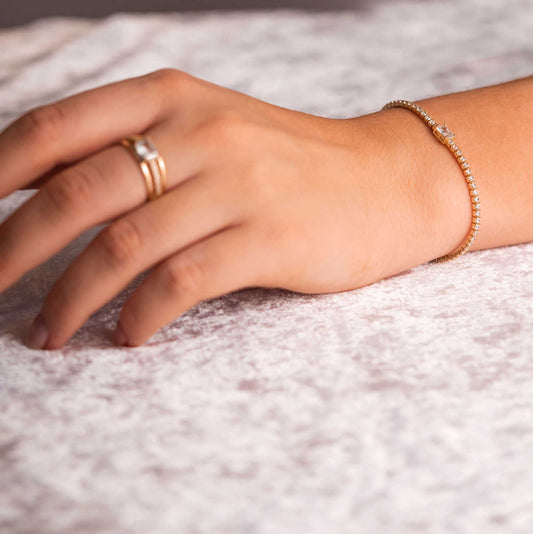 Roma armbånd i sølv med zirkonia 992299 - Bjerveur.noRoma armbånd i sølv med zirkonia 992299