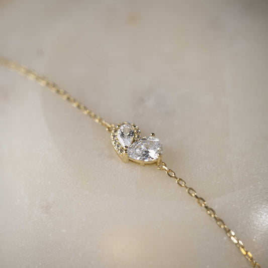 'Sammen' armbånd i sølv med zirkonia 992429 - Bjerveur.no'Sammen' armbånd i sølv med zirkonia 992429