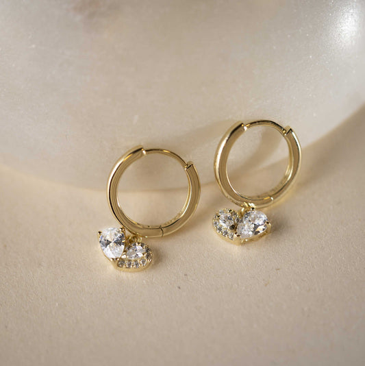 'Sammen' øredobber i sølv med zirkonia 992426 - Bjerveur.no'Sammen' øredobber i sølv med zirkonia 992426