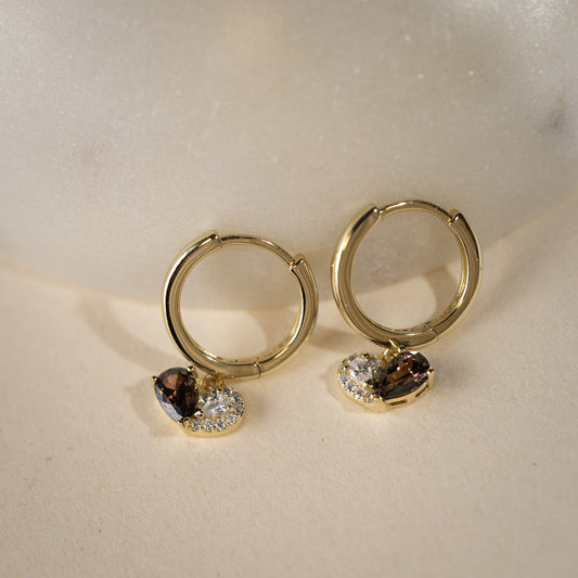 Sammen øredobber i sølv med zirkonia 992428 - Bjerveur.noSammen øredobber i sølv med zirkonia 992428