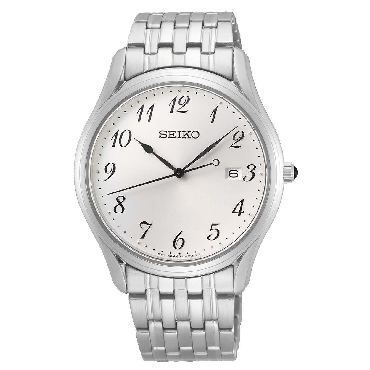 Seiko SUR299P1 – Klassisk herreklokke i rustfritt st - Bjerveur.noSeiko SUR299P1 – Klassisk herreklokke i rustfritt st