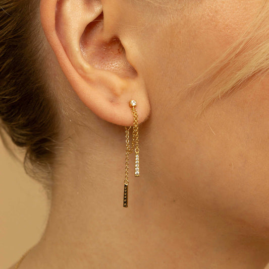 Shimmer øredobber i sølv med zirkonia 240377 - Bjerveur.noShimmer øredobber i sølv med zirkonia 240377