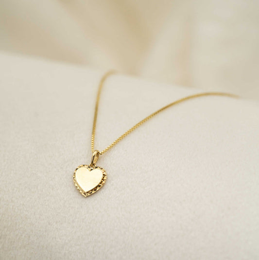 Smykke i gull hjerte 25493 - Bjerveur.noSmykke i gull hjerte 25493