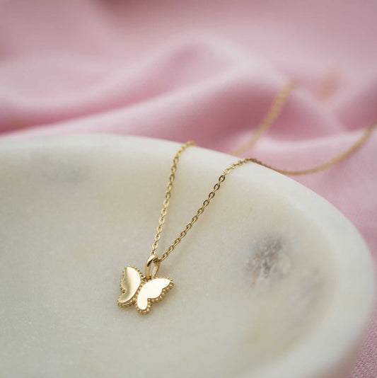 Smykke i gull sommerfugl 25442 - Bjerveur.noSmykke i gull sommerfugl 25442