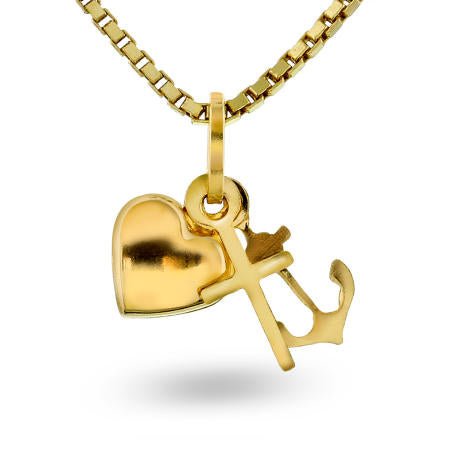 SMYKKE I GULL TRO, HÅP OG KJÆRLIGHET 20776 - Bjerveur.noSMYKKE I GULL TRO, HÅP OG KJÆRLIGHET 20776