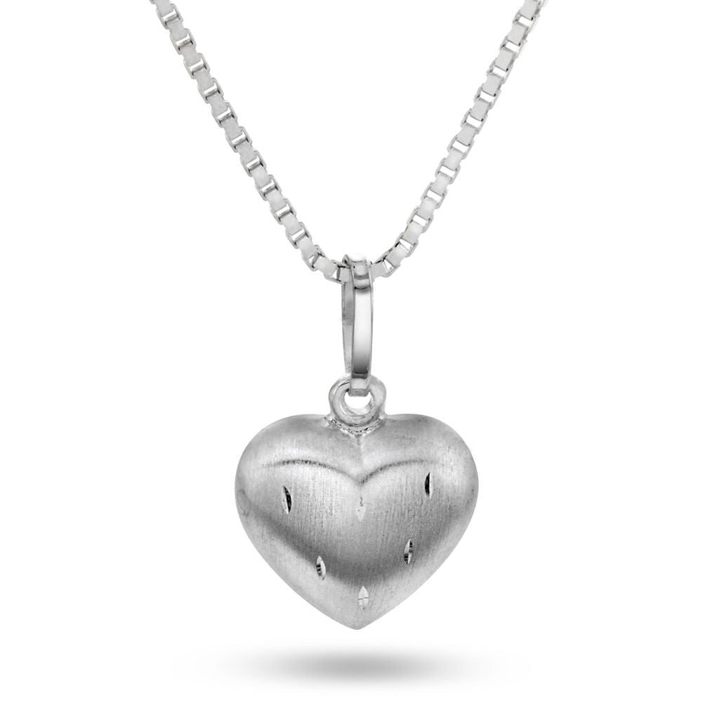 Smykke i sølv hjerte - Bjerveur.noSmykke i sølv hjerte