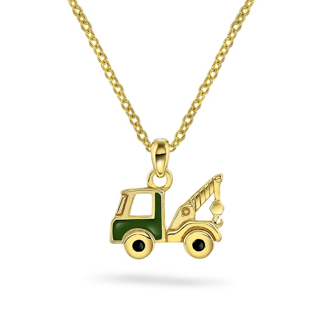 Smykke i sølv kranbil - Bjerveur.noSmykke i sølv kranbil