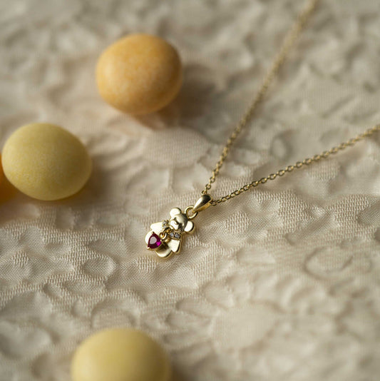 SMYKKE I SØLV MED ZIRKONIA BAMSE 25319 - Bjerveur.noSMYKKE I SØLV MED ZIRKONIA BAMSE 25319