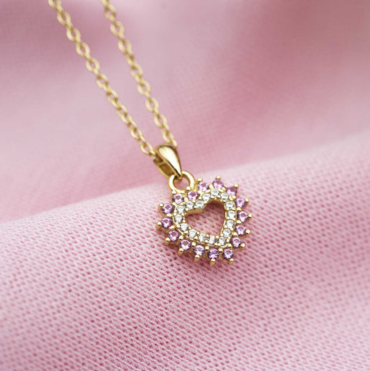 Smykke i sølv med zirkonia hjerte 25401 - Bjerveur.noSmykke i sølv med zirkonia hjerte 25401