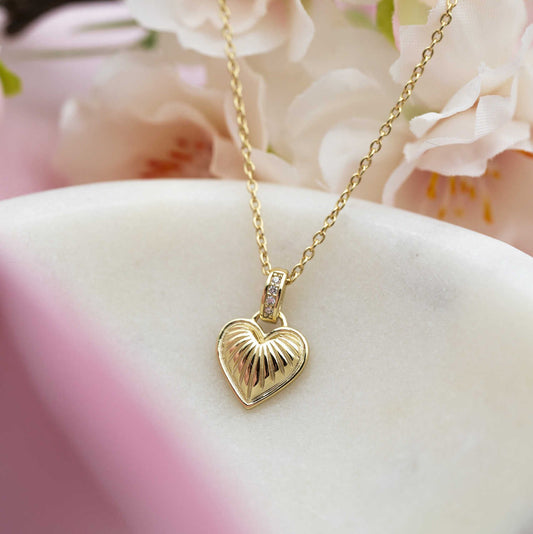 Smykke i sølv med zirkonia hjerte 25421 - Bjerveur.noSmykke i sølv med zirkonia hjerte 25421