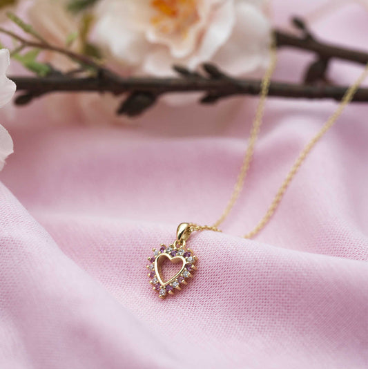 Smykke i sølv med zirkonia hjerte 25425 - Bjerveur.noSmykke i sølv med zirkonia hjerte 25425