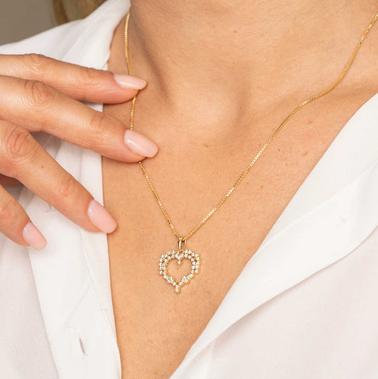 SMYKKE I SØLV MED ZIRKONIA HJERTE 991746 - Bjerveur.noSMYKKE I SØLV MED ZIRKONIA HJERTE 991746