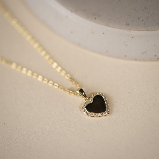 Smykke i sølv med zirkonia hjerte 992492 - Bjerveur.noSmykke i sølv med zirkonia hjerte 992492