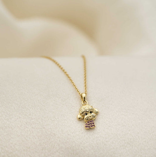 Smykke i sølv med zirkonia hund 25463 - Bjerveur.noSmykke i sølv med zirkonia hund 25463