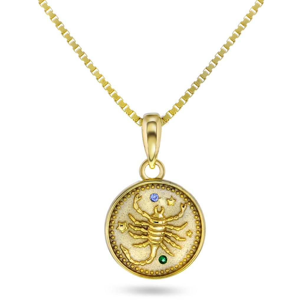 Smykke i sølv med zirkonia SKORPIONEN - Bjerveur.noSmykke i sølv med zirkonia SKORPIONEN