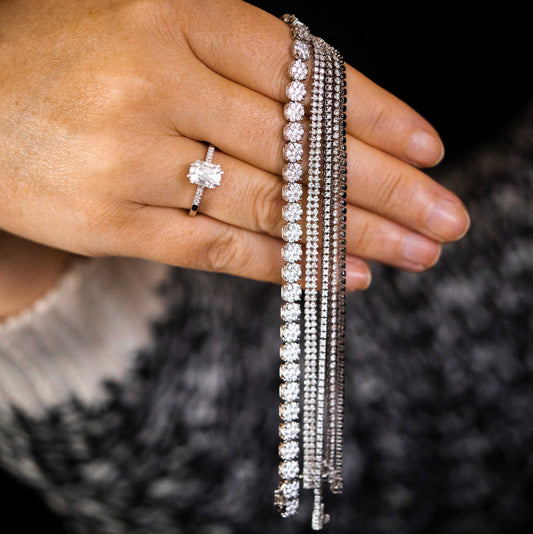 TENNISARMBÅND I GULL M/DIA 1,00 CT TWSI 1815001 - 100 - Bjerveur.noTENNISARMBÅND I GULL M/DIA 1,00 CT TWSI 1815001 - 100