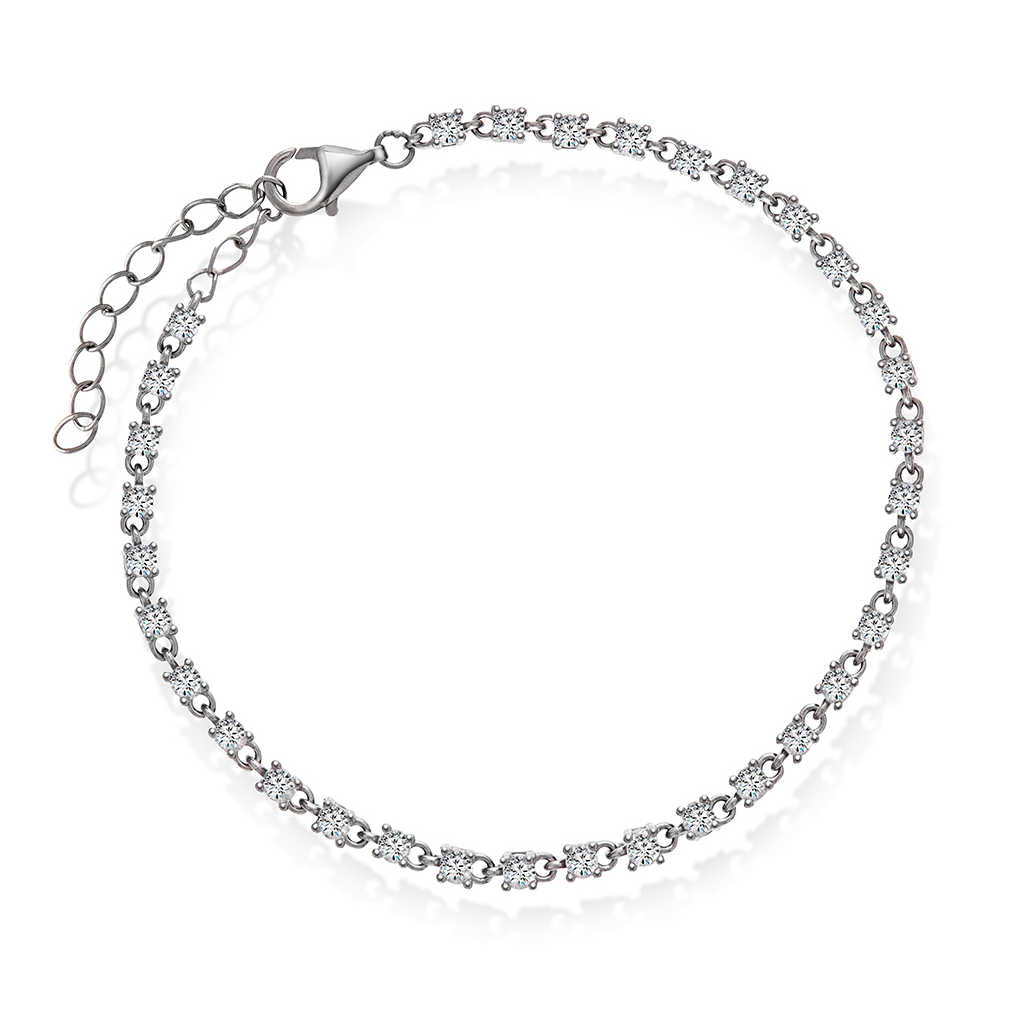 Zela armbånd med hvit zirkonia 992469 - Bjerveur.noZela armbånd med hvit zirkonia 992469