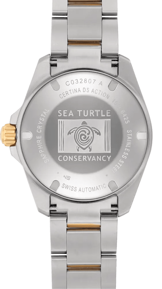 DS ACTION DIVER SEA TURTLE CONSERVANCY SPECIAL EDITION Reference: C032.807.22.041.10 - Bjerveur.noDS ACTION DIVER SEA TURTLE CONSERVANCY SPECIAL EDITION Reference: C032.807.22.041.10