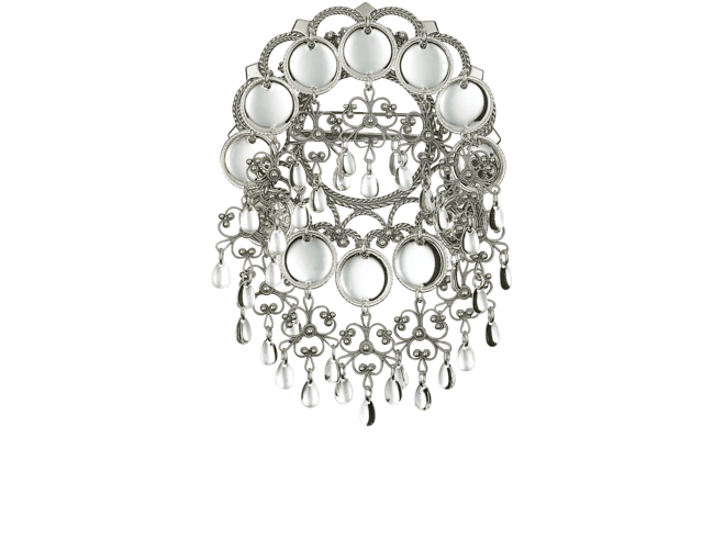 Sølje med 16 mm trådkantlauv, oksidert - Bjerveur.noSølje med 16 mm trådkantlauv, oksidert