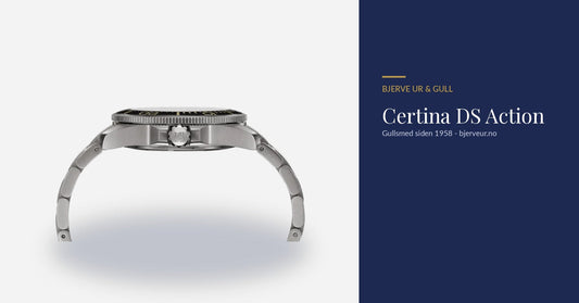Certina DS Action dykkerklokke i titan - bloggbilde, Bjerve Ur & Gull