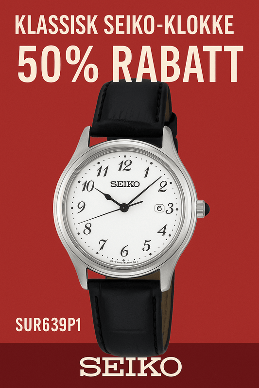 Halv pris på Seiko SUR639P1 – Klassisk dameklokke til kun 1579kr! - Bjerveur.no