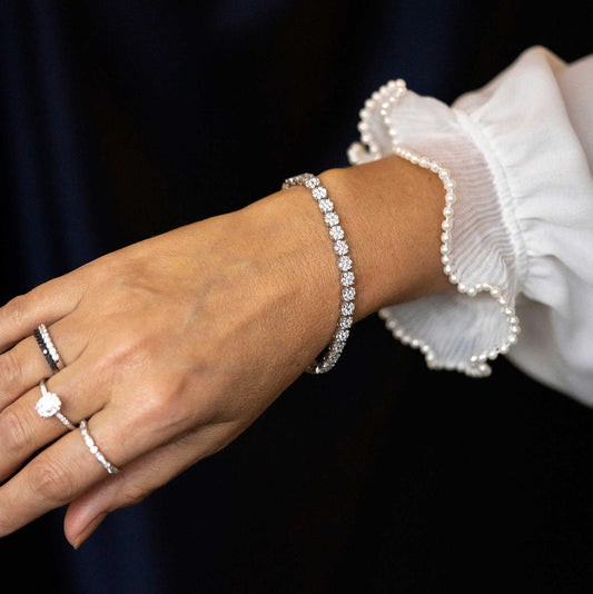 Ren luksus – Armbånd i gull med 5.00 ct diamanter - Bjerveur.no