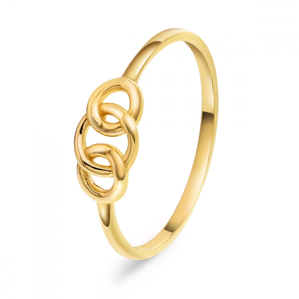 Ring i gult gull modell 50388