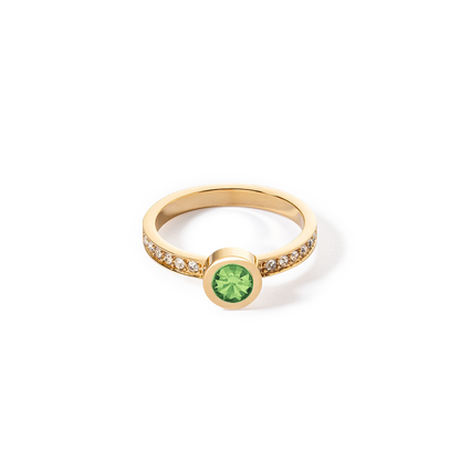 Sparkling Dots ring gullgrønn 022840051652