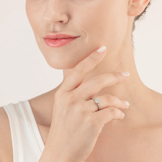 Sparkling Dots ring sølvkrystall 022840181752