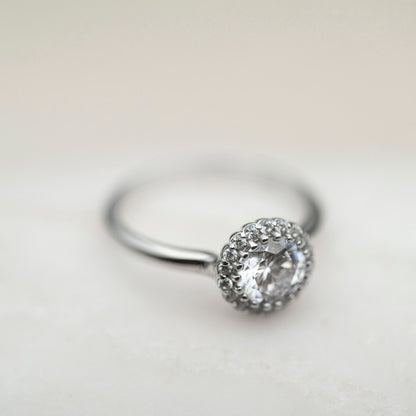 Ring i 925 sølv med zirkonia, bredde 9 mm, bilde 4 av 8