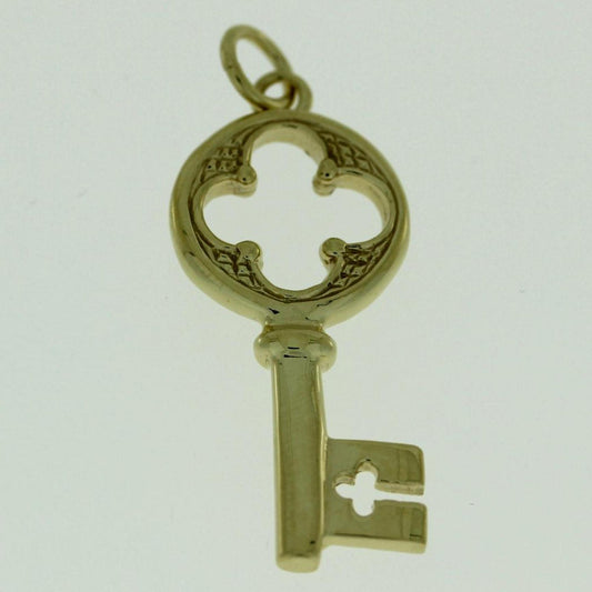 Anheng i 585 gult gull, nøkkel 3,3 cm