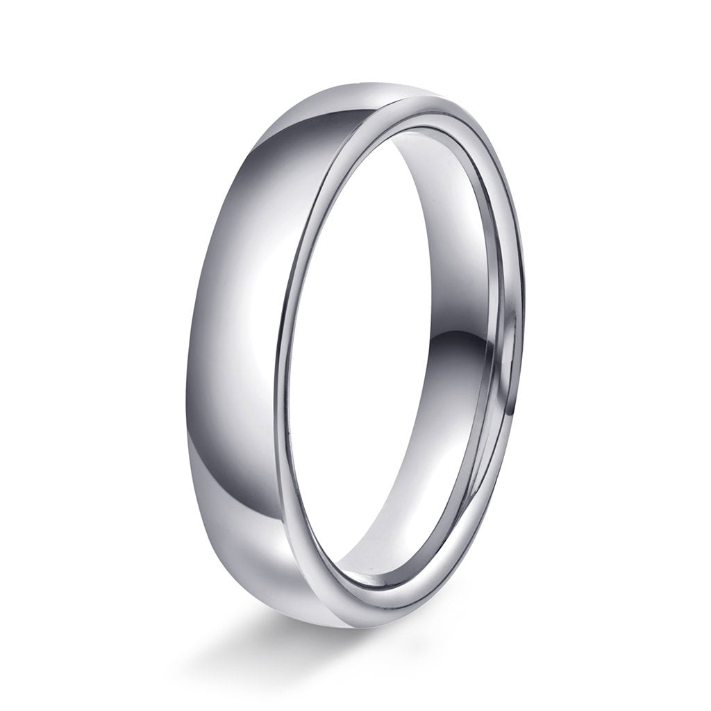 Oval ring i 950PT, polert, bilde 5 av 12