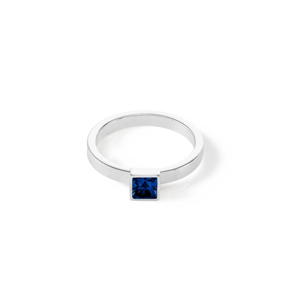 Brilliant Square liten ring sølv montana 050140074252
