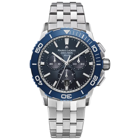 Maurice Lacroix Pontos PT1038-SSL42-430-1 herreklokke i stål