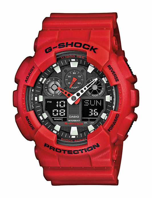 Casio G-Shock GA-100B-4AER herreklokke i resin
