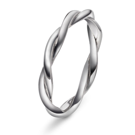 Ring i 585 hvitt gull, tvunnet 2,6 mm, bilde 1 av 4