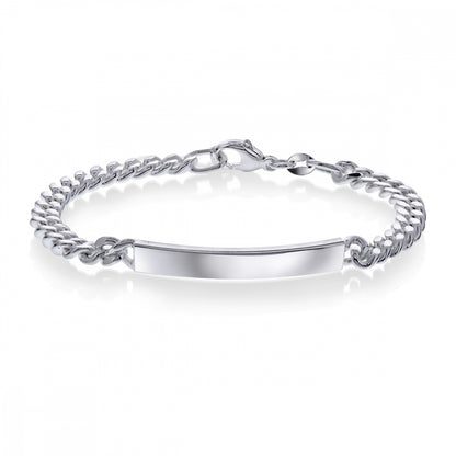 Armbånd i sølv, Panser ID 5 mm, 17+3 cm eller 20 cm, bilde 2 av 2